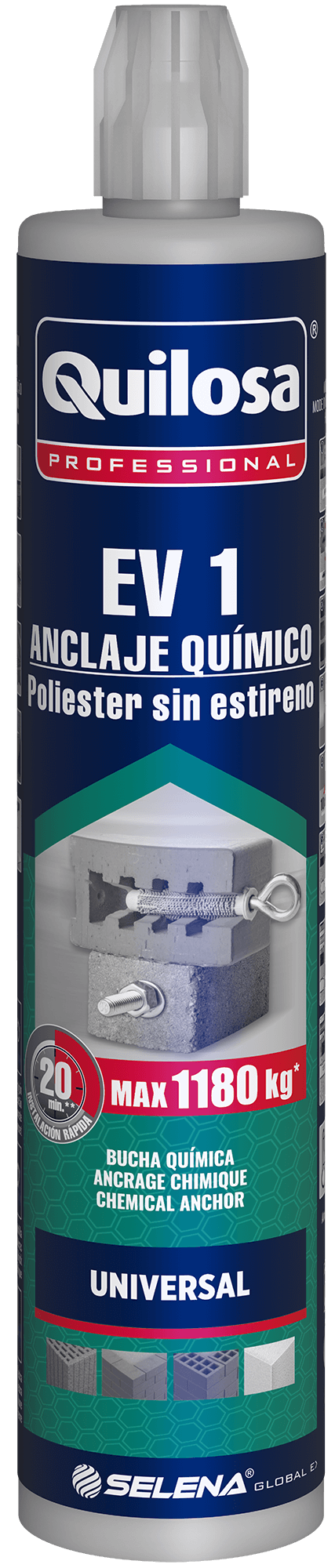 Ancrage chimique EV1 0,3 l gris